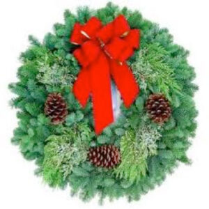 Decorated Holiday Wreath