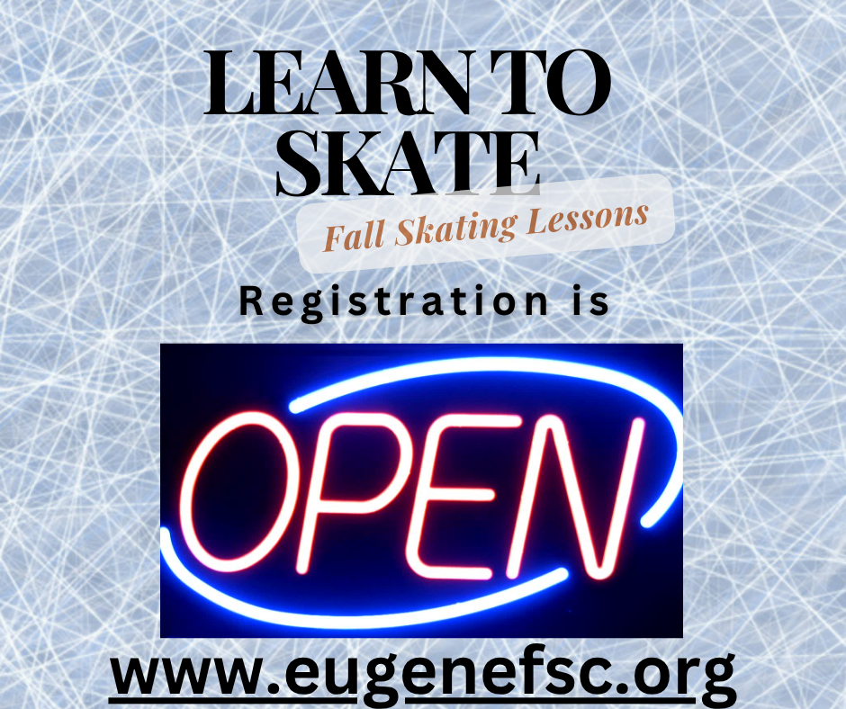 Register today for Fall Skating Lessons