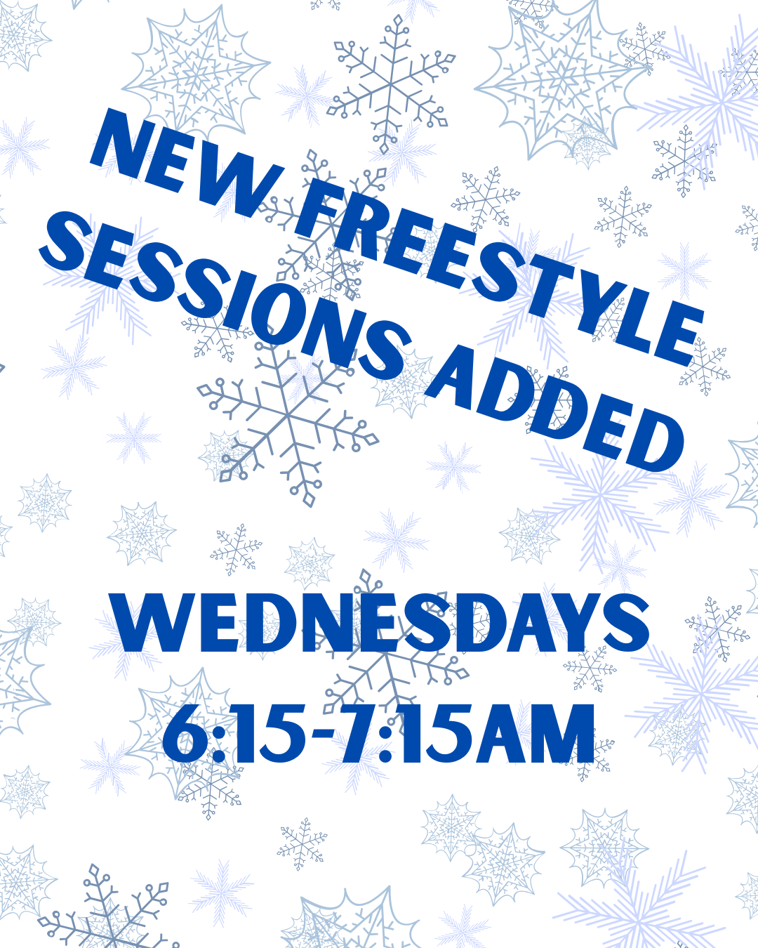 New Freestyle Sessions Added